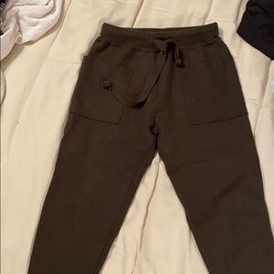Army green joggers